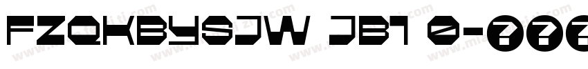 FZQKBYSJW JB1 0字体转换